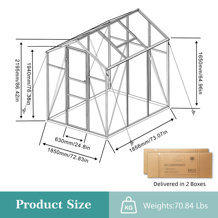 Gain Height Windproof house With Raised Base