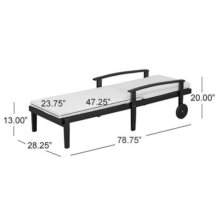 Jason - Chaise Lounge Adjustable Acacia Wood Outdoor Furniture