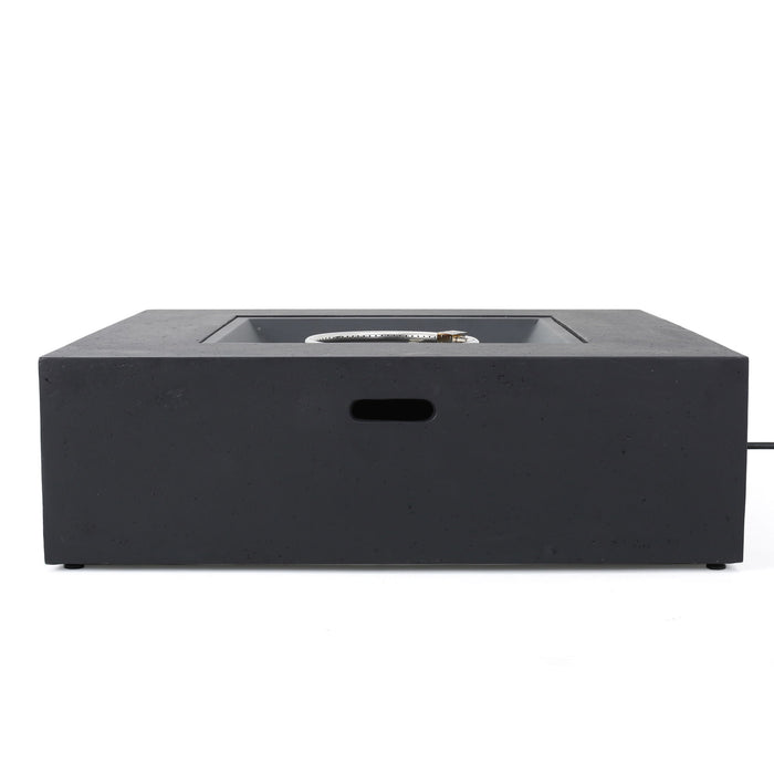 Modern 50, 000 Btu Square Fire Table With Propane Tank