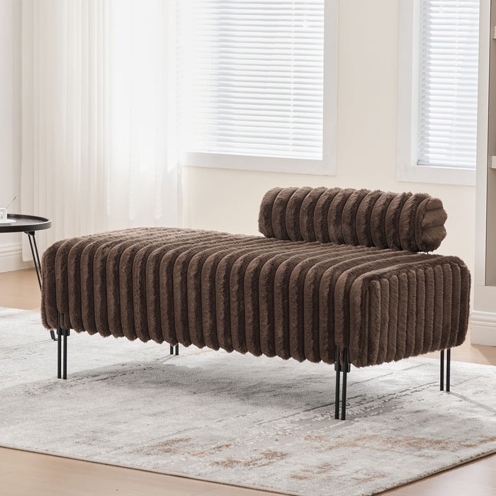 Mini Loveseat With Adjustable Backrest