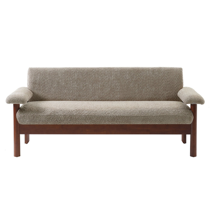 Loveseat Sofa 2 Seater Couch With Armrest Pillows