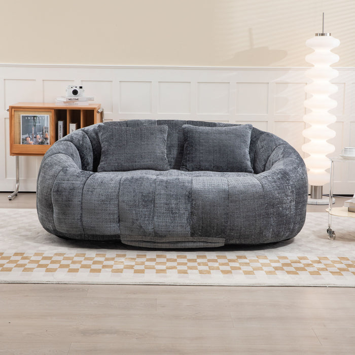 Bean Bag Lazy Sofa, Durable Comfort Lounger High Back Bean Bag Chair Couch