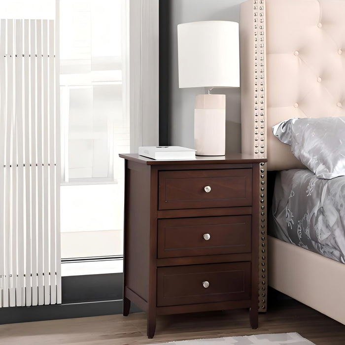 Daniel - 3 Drawer Nightstand