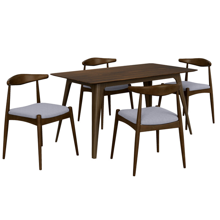 Retro Elegant 5 Piece Dining Set