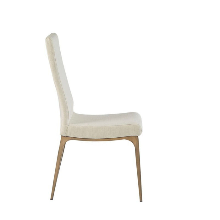 Captiva - Dining Side Chair With Upholstery (Set of 2) - Cream