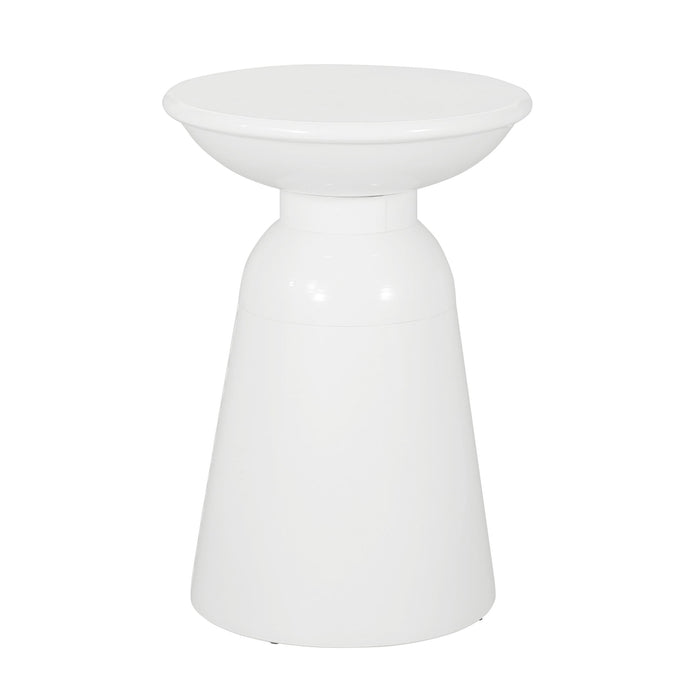Outdoor Modern Metal End Large Table