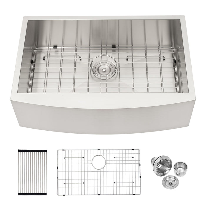 Farmhouse Kitchen Sink Stainless Steel Apron Front