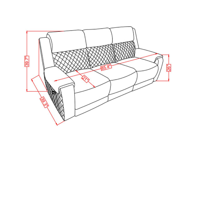 Alicia - Traditional Reclining Set