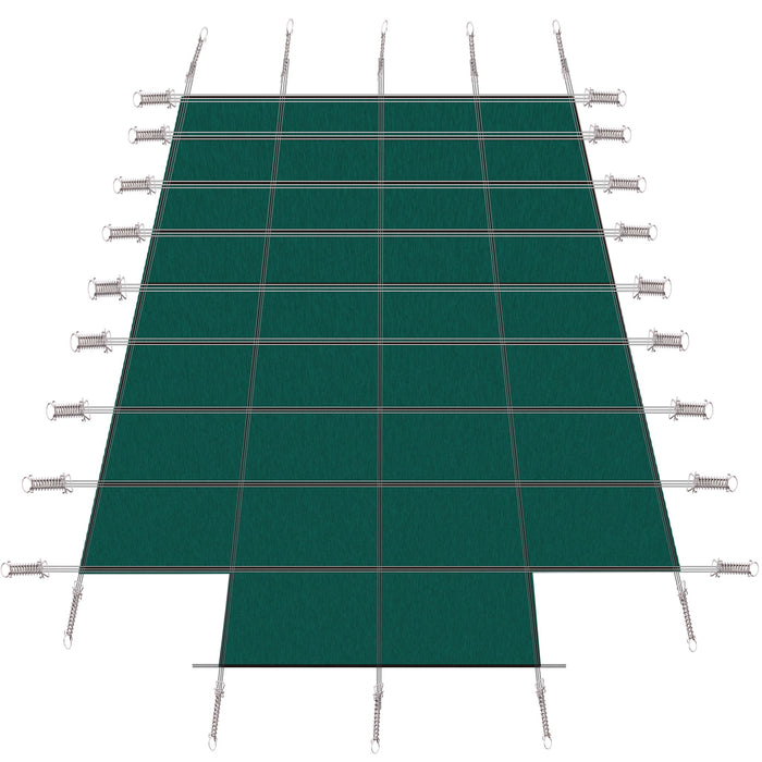 20 X 40 Ft High Strength Pool Safety Cover For Rectangular Inground Winter Swimming Pools