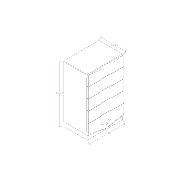 Vios - Zebra Chest - White