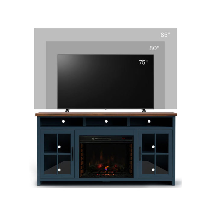 Nantucket - 74" Fireplace TV Stand Console