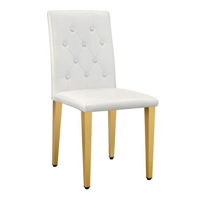 Dining Chairs With Ergonomic Buckle Backrest Comfort