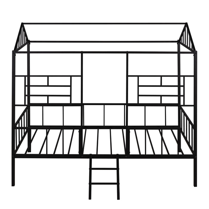 House Bed Frame With Slatted Support, No Box Spring Needed