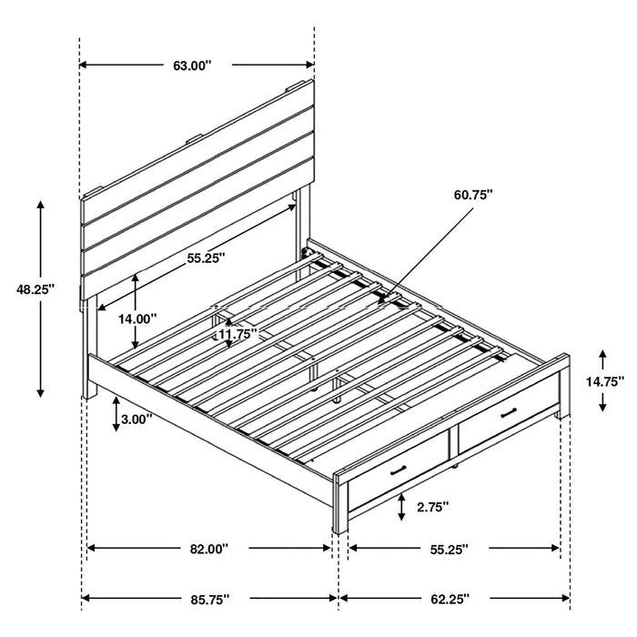 Geary - Storage Panel Bed