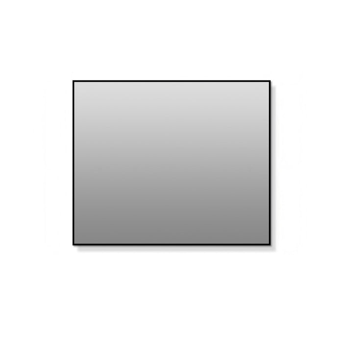 Rectangular Framed Bathroom Wall Mirror, Horizontal Or Vertical Mount