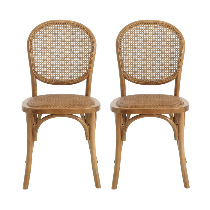 Vintage Style Dining Chairs (Set of 2)