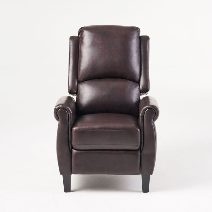 Memphis - Standard Recliner Club Chair - Burgundy