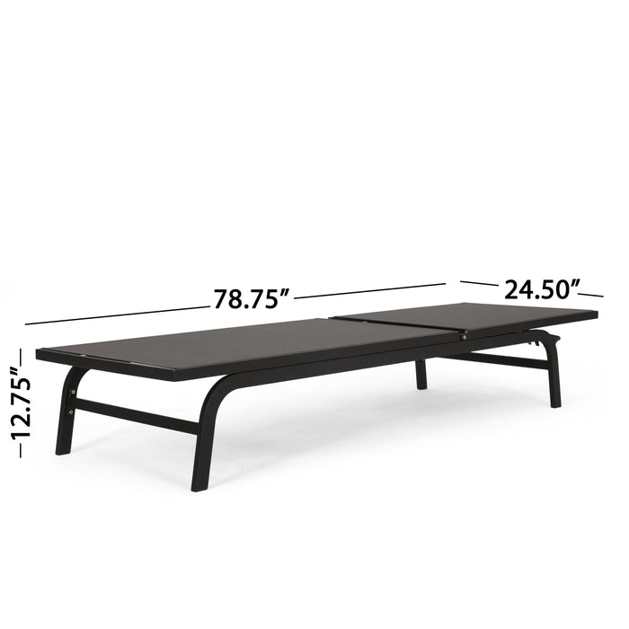Finn - Contemporary Chaise Lounge For Outdoor Relaxation
