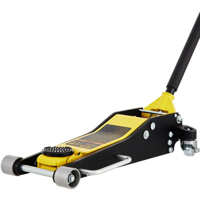 Vevor Racing Floor Jack 3 Ton Dual Pump Lift - Natural