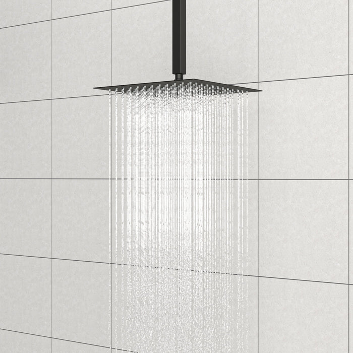 Premium 8" Ceiling Mounted Shower Arm With Flange