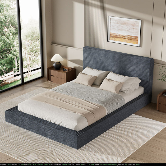 Airframe - Upholstered Bed Frame, Cloud Soft Headboard