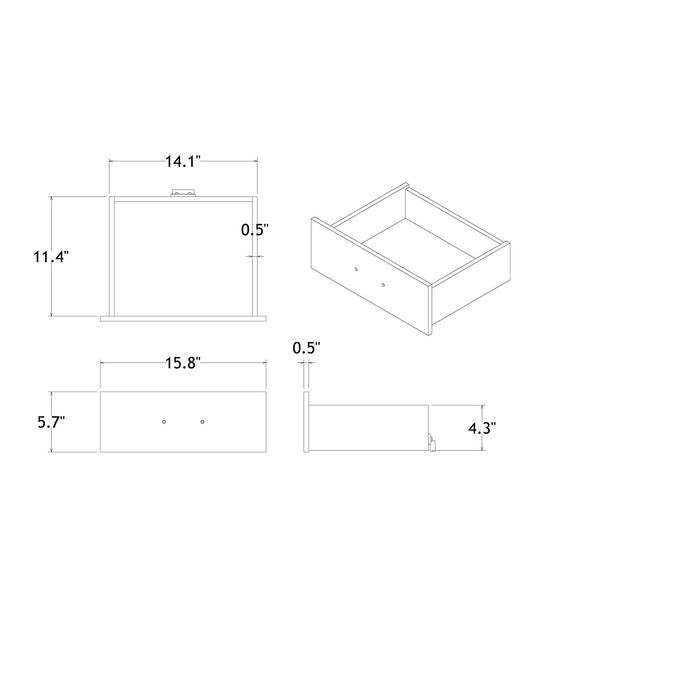 Charlston - Nightstand With LED