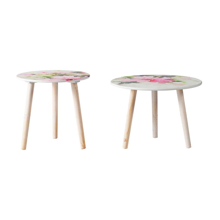 Nature-Inspired Side Tables (Set of 2)
