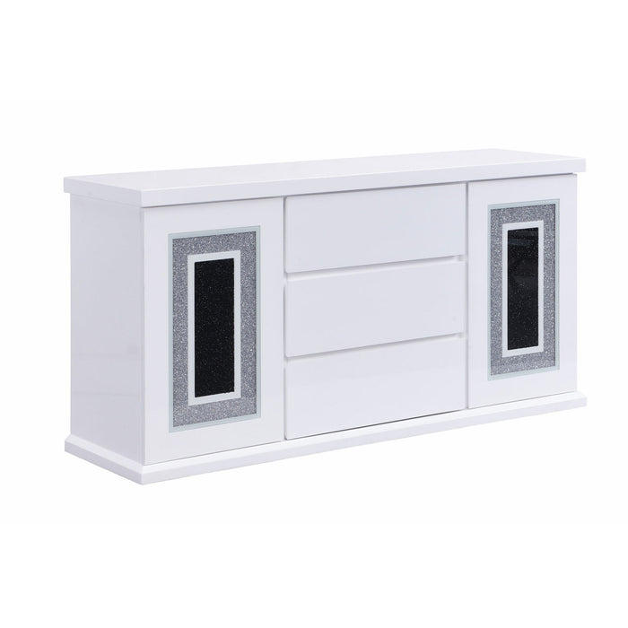 Ariya - Buffet With Clear Glass Inlay