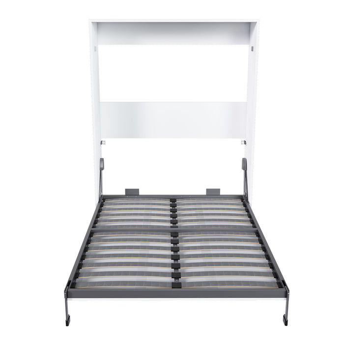 Queen Murphy Bed, Space Saving Design - White