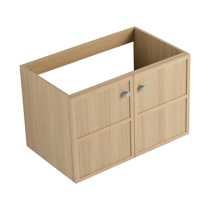 Modern Wall Mounted Bathroom Vanity With Soft Closing Doors
