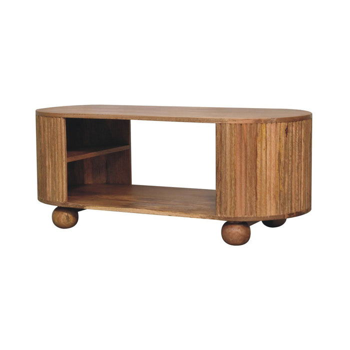 Soba - Ball Open Coffee Table - Oak