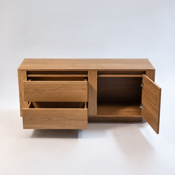 TV Stand For TVs Up To 50" With 1 Door And 2 Drawers