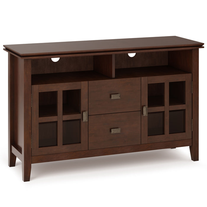 Artisan - TV Media Stand, Handcrafted - Russet Brown
