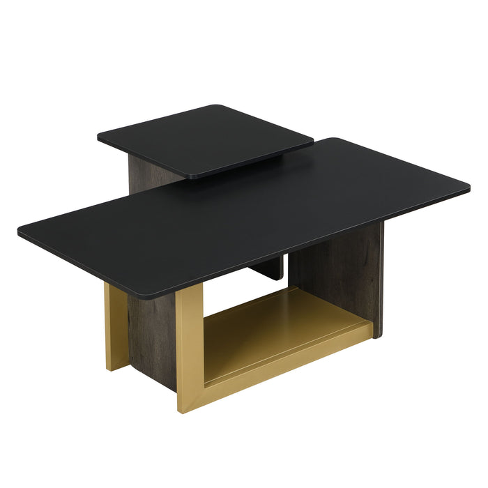 Small Square Coffee Table With End Table (Set of 2)