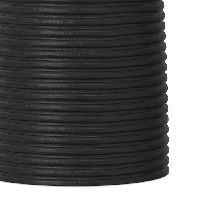 Boyd - Ribbed Accent Table - Black