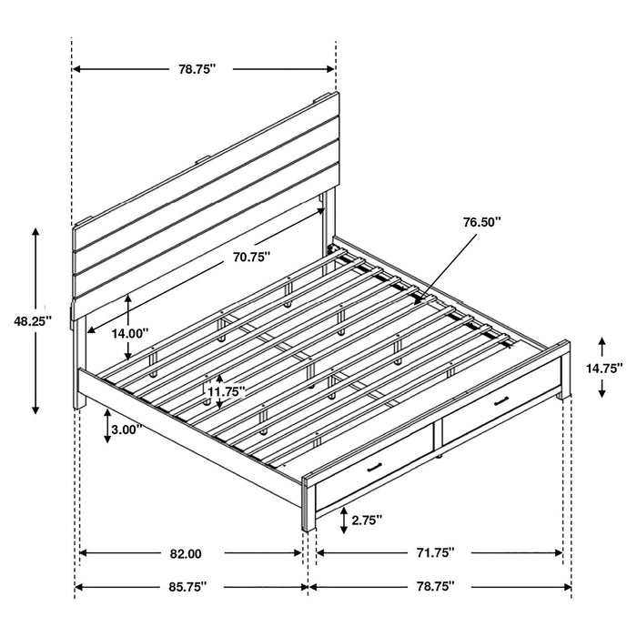 Geary - Storage Panel Bed