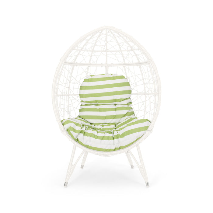 Cosmos - Round Hammered Iron Teardrop Chair