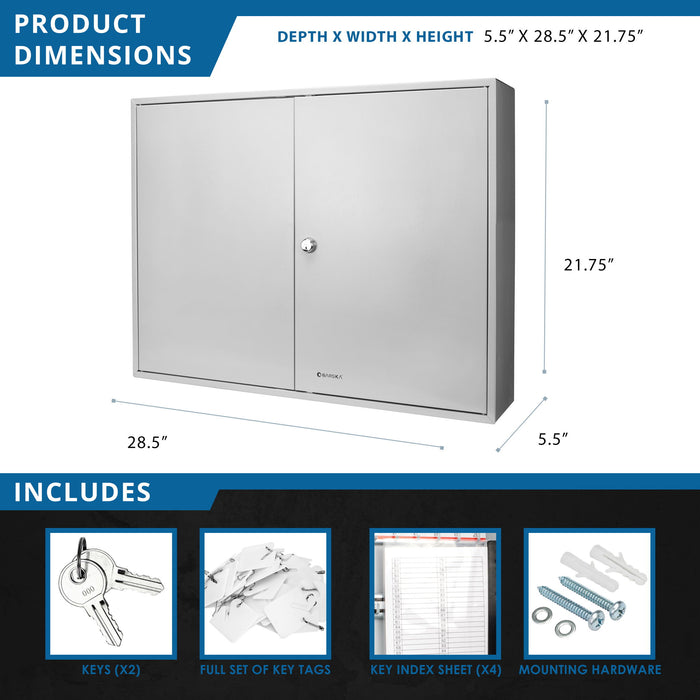 Adjustable Key Cabinet With Lock