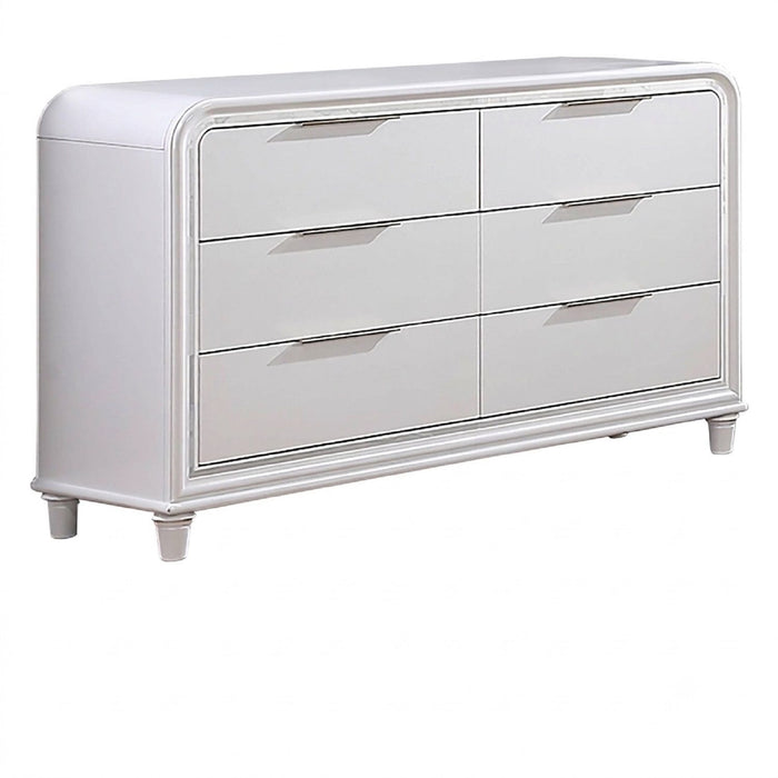 Dresser 6 Drawers - White