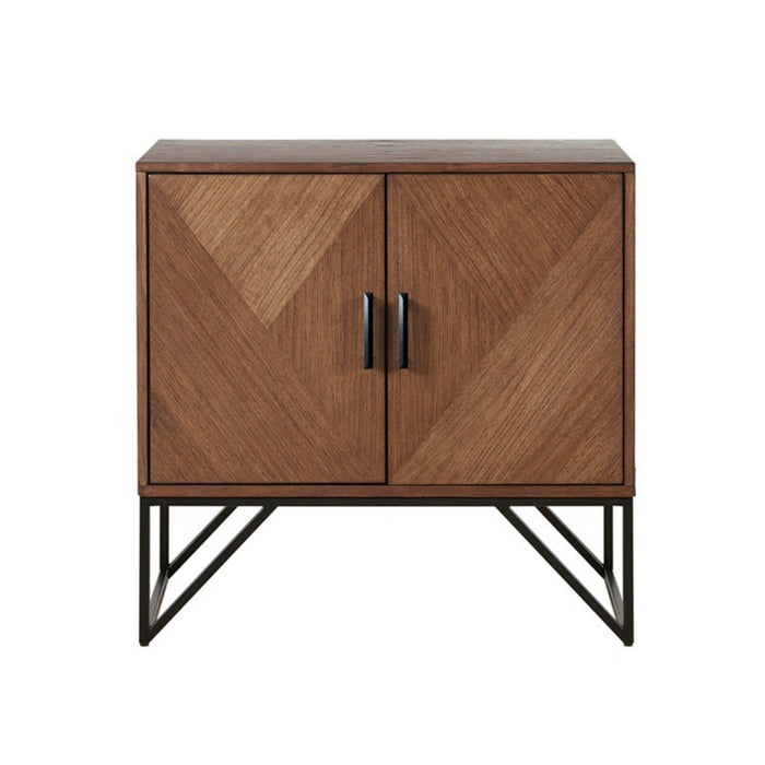 Krista - Accent Cabinet With Magnetic Doors - Brown