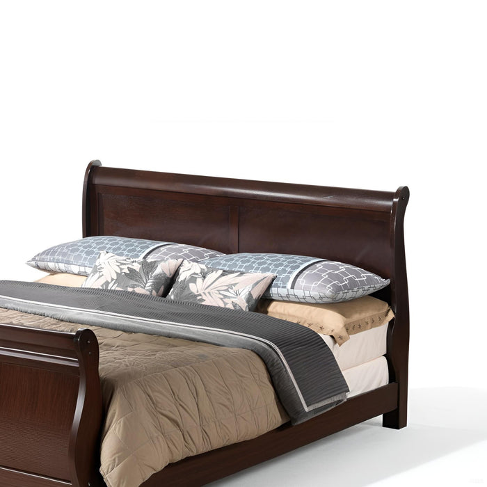 Panel Sleigh Bed