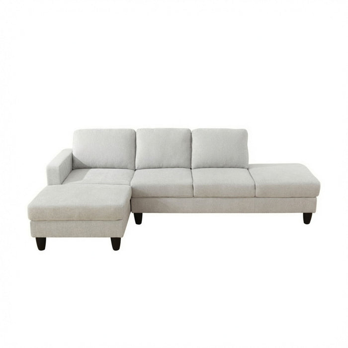 L - Shaped Sectional Sofa With Chaise & Ottoman
