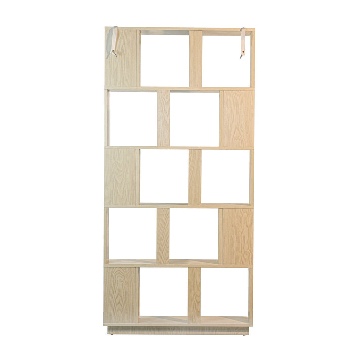 Modern 5 Tier Open Storage Bookcase