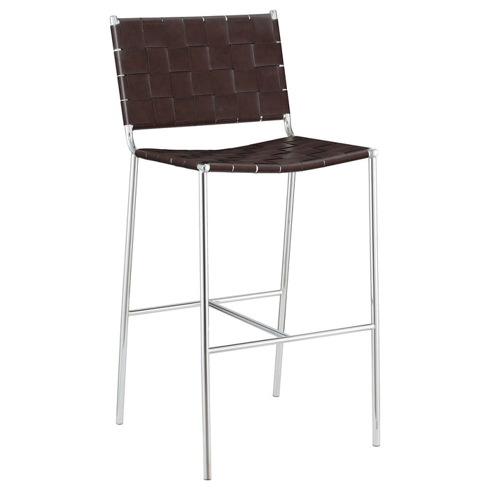 Langton - Upholstered Bar Chair - Brown