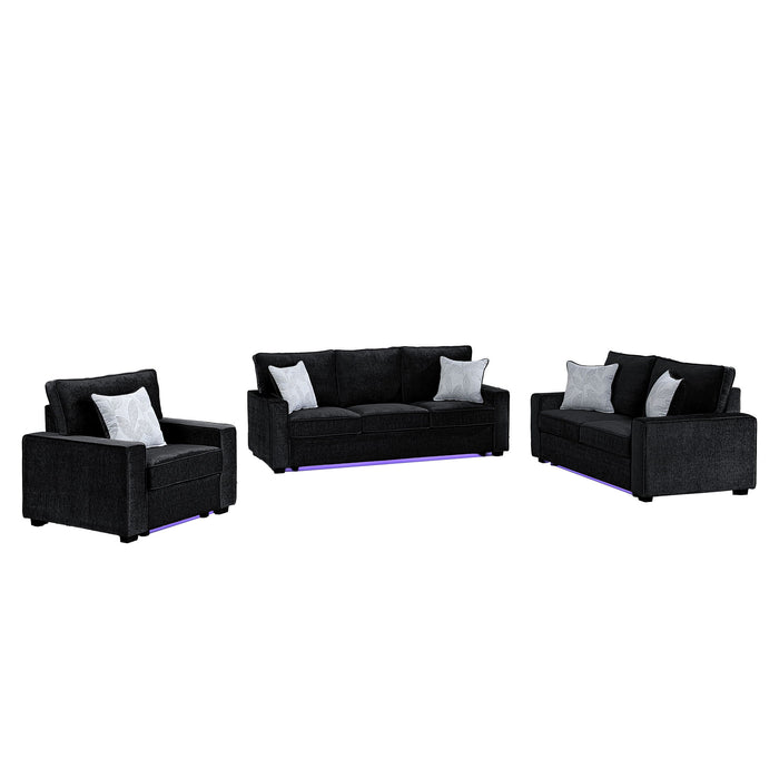 Rita - Living Room Set With LED