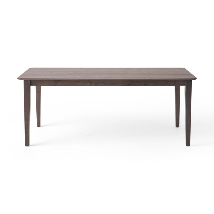 Farmhouse Charm Dining Table With Square Leg