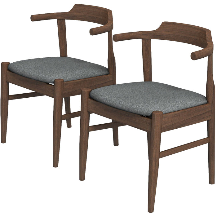 Dakota - Mid-Century Modern Velvet Dining Chair (Set of 2)