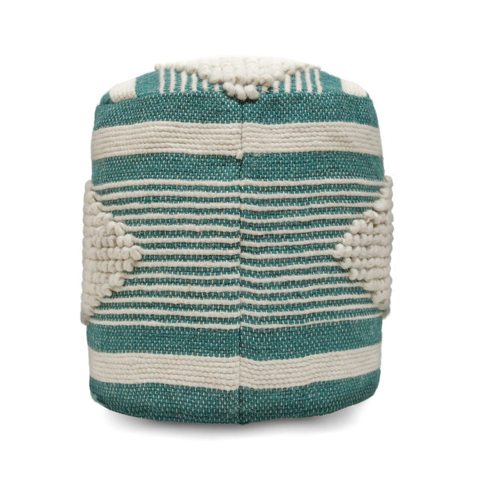 Diamond - Handcrafted Cylindrical Pouf