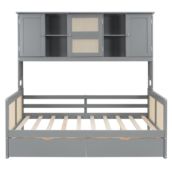 Daybed And All In One Cabinet And Shelf