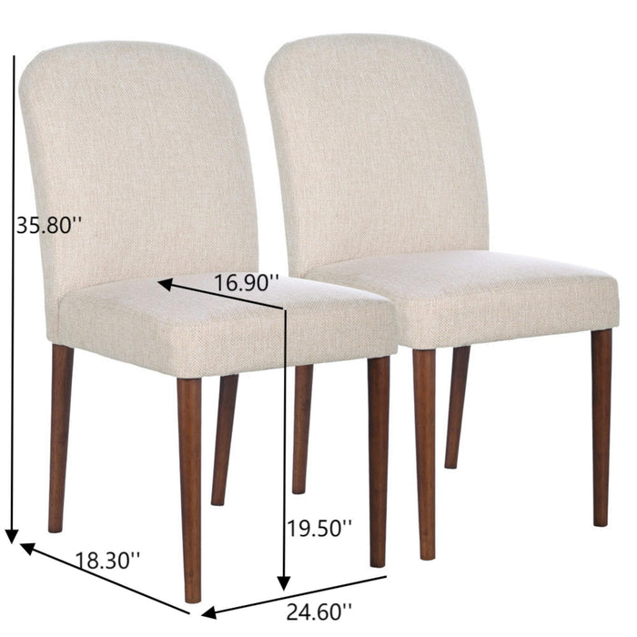 Capri - Dining Chair (Set of 2) - Beige